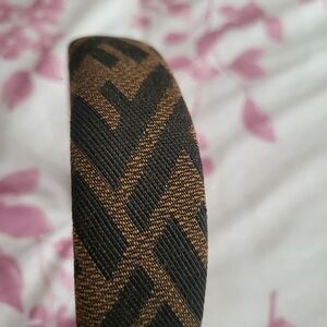 Fendi Black and Brown Hairband